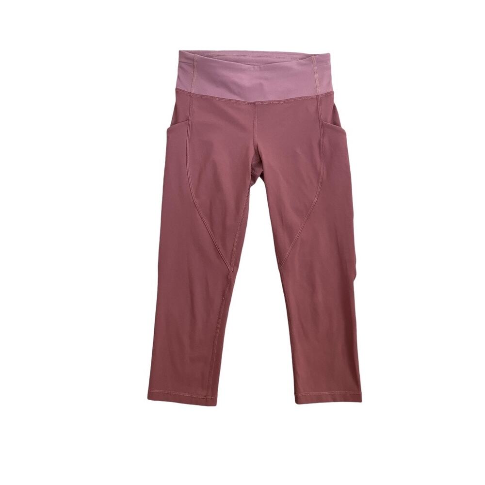 Lululemon Rose Pink Cropped Leggings Size 4